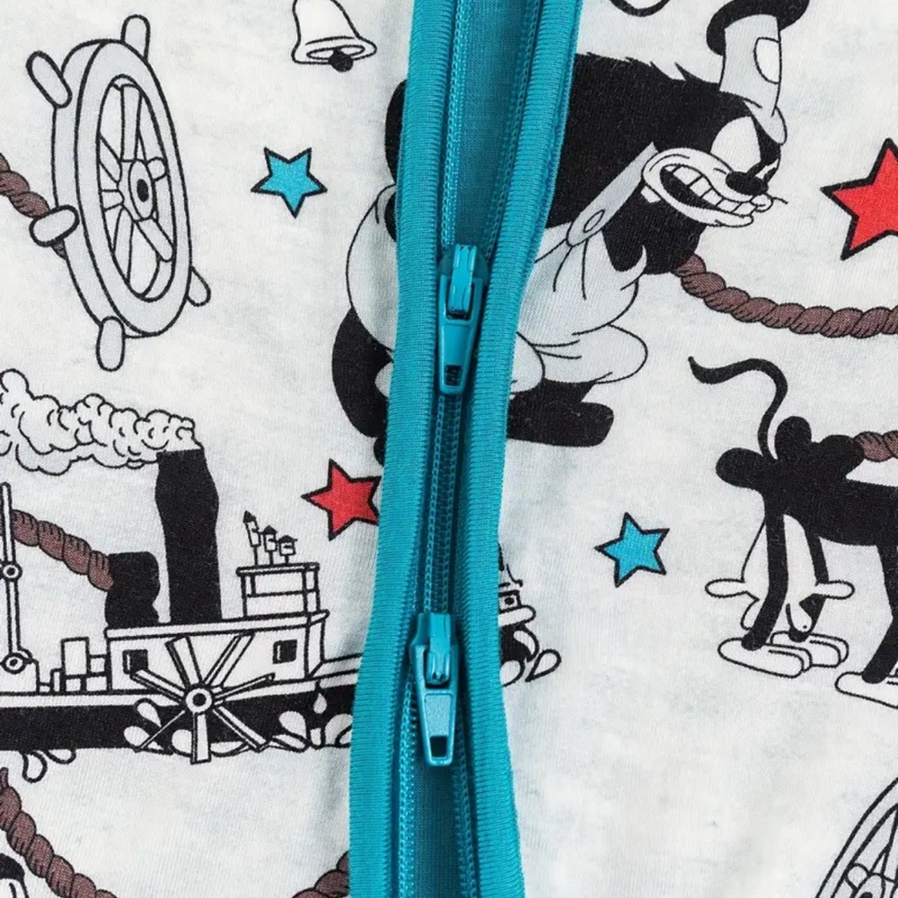 Steamboat Mickey bamboo pjs 12-18 month - Picture 3 of 5